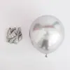 Balões Metálicos de 5 Polegadas 10 Polegadas 12 Polegadas 18 Polegadas Balões Metálicos Cromados Decoração de Festa Casamento Aniversário Arranjo Balões
