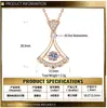 Colar em formato de leque com diamantes para mulheres, corrente elegante para clavícula, pingente simples, joia de prata S925, fornecimento de transmissão ao vivo do fabricante
