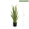 Nueva planta artificial orquídea piel de tigre borde dorado para interior sala de estar suelo decoración bonsái biónica planta verde falsa paisaje bonsái