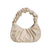 Bolsa nuvem da moda feminina versátil estilo ocidental portátil de ombro nova de outono 2020 bolsa plissada bolsa de axila feminina