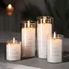Taza de Vidrio Cilíndrica Simple de una Sola Capa en Stock, Jarrón de Vidrio de Borosilicato Alto, Taza para Velas Aromáticas, Taza de Leche Lámpara de Viento