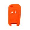 Funda de silicona plegable para llave de 2 llaves Chevrolet Chuangku, funda protectora para mando a distancia de coche