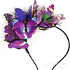 Guirlanda Mais Vendida da Amazon Estilo Floresta, Tiaras de Borboleta para Noivas, Acessórios de Palco para Desfiles de Estúdio, Acessórios de Cabelo