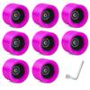 58*39 patines de ruedas de doble fila accesorios patines de velocidad ruedas 95A ruedas roscadas patines de ruedas de doble fila de cuatro ruedas ruedas de PU