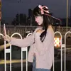 Pinza para el pelo de cinta de lazo rosa dulce y fresca de estilo francés Pinza de lazo para el pelo femenina Accesorios para el pelo para fotos de ambiente