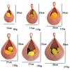 Nido de Pájaro Tejido a Mano Malla de Gota de Agua Cuerda de Algodón Tejida a Mano Crochetado Fruta Malla de Nido de Pájaro Almacenamiento Almacenamiento