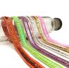 Color Sólido Lentejuela 12mm Raya Recta Una Sola Fila Encaje Tejido Accesorios de Ropa Hecho a Mano DIY Decoración Artículos para el Hogar Venta al por Mayor
