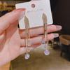 Pendientes Morados de Verano Elegantes y Exquisitos Flor de Cristal Pendientes Super Hada Amor Combinan con Todo Atmosféricos Personalizados Pendientes de Moda