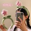 Little Red Book Taobao Pink Rabbit Hairband Engraçado Divertido Headband Grab Bangs Hair Bundle Cartoon Hairband
