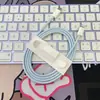 Tejido ColoridoAdecuado para Cable de Carga Apple 17, Cable de Datos iPhone 16/14, Tableta iPad 15, Uso en el Coche