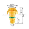 Adecuado para Ford Raptor F150 Edge Navigator Tornillo de Drenaje del Cárter de Aceite Kx6Z6730B