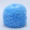 Coral de cristal veludo de lã fio grosso pele sintética cachecol chapéu Bebê Bebê Bebê Bebê fio trançado à mão bola de lã