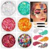 Maquillaje Facial de Comercio Exterior Popular Gel con Purpurina Shimmer Maquillaje de Escenario Maquillaje de Sombras para Ojos Fiesta Celebración Festiva
