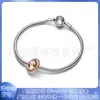 Pangadora s925 Pulsera de Cobre Blanco Chapada en Plata Pulsera Clásica de Estrella Alta Moda Pulsera de Lujo Ligero Cadena Hueso de Serpiente