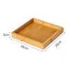 Bandeja de Madera Rectangular Bandeja para Exhibir Pan Estilo Chino Tienda de Pasteles Bandeja para Hornear Pastelería Plato para Exhibir Productos Secos