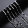 Cadena de acero inoxidable Jinyiyuan boca no soldada cadena gruesa joyería pulsera collar cadena para bolso DIY