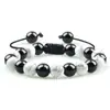 Comercio Exterior Europeo y Americano Creativos Espaciados Brillantes Pulseras Ojo de Tigre Piedra de Lava Volcánica Pulseras Trenzadas con Cuentas Pulseras de Yoga
