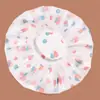 Touca de Banho para Mulheres, Extra Grande e Espessa Impermeável, Para Máscara Capilar, Touca de Banho de Duplo Propósito, Touca de Banho Fofa