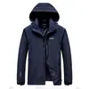 Jaqueta masculina fina primavera e outono, tendência da moda coreana 2021, nova jaqueta casual para homens de meia-idade e idosos, roupas masculinas 5326