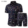 Traje de Dos Piezas de Camisa Colección Comercio Exterior Talla Grande Camisa de Manga Corta Camisa Estampada Verano para Hombre Nuevo AliExpress
