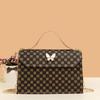 Bolso de mano estampado de lunares estilo extranjero 2025 nuevos bolsos simple combinable bolso cuadrado pequeño bolso transfronterizo de gran venta bolso de mujer