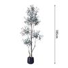Temu Transfronteiriço Especializado em Plantas Verdes Simuladas, Plantas de Oliveira em Vasos, Sala de Estar Doméstica, Árvores Decorativas Falsas Grandes para Interior, Árvores Simuladas