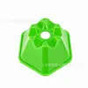 Equipamento de treinamento de futebol disco marcador hexagonal, cone marcador de obstáculo multifuncional, marcador de treinamento de agilidade sensorial