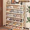 Zapatero Entrada de Casa Multicapa Puerta de Entrada Pequeño Estrecho Simple Zapatero Uso en Dormitorio Habitación de Alquiler Artefacto de Almacenamiento de Zapatos