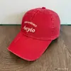 Marca Coreana de Moda Callejera de Nicho Unisex Casual Gorra de Béisbol Bordada Aeyio Estilo Nuevo Primavera/Verano Gorra de Pico de Pato