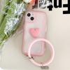 Pulsera de Amor Compatible Carcasa para Teléfono iPhone 15 Carcasa para Teléfono Apple 17 Cubierta Protectora 11 Carcasa Blanda Transparente Xr 16/X