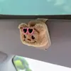 Clip para Gafas de Coche con Forma de Oso Almacenamiento en Coche Visera Solar Clip para Gafas de Sol de Coche Clip Magnético para Gafas de Sol Clip para Facturas