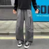 Nuevos Pantalones Casuales de Pierna Ancha Sueltos para Hombre con Pierna Recta Caída, Pantalones Largos de Trabajo Pesado Estilo Americano Otoño/Invierno 2026