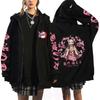 Nueva sudadera con capucha y cremallera de cazador a tiempo completo de Ghost Blade de Amazon, suéter con capucha estampado para hombres y mujeres
