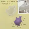 Molde de silicona para vela de chocolate, molde de tortuga tridimensional 3D, para muñeca de yeso, venta al por mayor, disponible en stock
