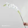 Buquê de flores artificiais de lírio branco puro, flores de seda, flores artificiais de plástico, decoração de sala de estar, arranjo floral de casamento