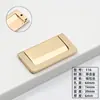 Cajón de Armario Sin Taladro Manija Oculta Manija Invisible Minimalista Moderno Zapatero Puerta de Armario Superficie Montada Oculta Pestillo de Tirador Plano