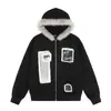 D2026 Cardigan Masculino Tendência Estilo Streetwear Americano com Decoração de Patches Jaqueta Casual Venda por Atacado Fornecimento Direto 34