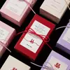 Cajas de dulces creativas nuevas para bodas y compromisos, bolsas de dulces, cajas de regalo para damas de honor y cajas de embalaje vacías con texturas lujosas