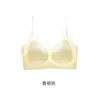 Ropa Interior de Seda Ultra Fina Sin Costuras con Fragancia de Camelia para Mujeres con Senos Pequeños, Push-Up, Soporte Lateral para el Pecho, Transpirable, Cómodo, Sujetador de Soporte Suave