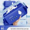 Pacote Família com 80 Unidades de Papel Higiênico Úmido, Lenços Sanitários com Cuidado Herbal para Partes Íntimas, Limpeza do Vaso Sanitário, Papel Higiênico Úmido Descartável Atacado