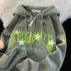 Jaqueta de Veludo Bordada Estilo Retrô Americano para Mulheres, Estilo Fino para Primavera e Outono, Moletom Solto Estilo College, Jaqueta Cardigan para Casal