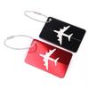 Aleación de Aluminio Avión Etiqueta de Equipaje Facturado Etiqueta de Equipaje Tarjetero de Identificación de Viaje Externo