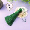 Nudo chino borla pendiente de oreja pendientes marcapáginas diy colgante de abanico de oreja para colgar accesorios de ropa cheongsam Hanfu material