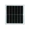 Panel Solar Fotovoltaico Monocristalino de 15W 6V Panel Solar Panel de Carga para Reflector Módulo Fotovoltaico Panel