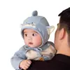 Touca de Bebê Outono Inverno Quente à Prova de Vento Proteção para Orelhas Gorro para Meninos Meninas Estilo Fofo Touca para Recém-Nascido