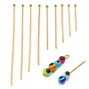 2 Colores Accesorios DIY Hechos a Mano Accesorios de Joyería de Metal Pines Redondos de Acero Inoxidable Cuentas de Posicionamiento Cadena para Ensartar Accesorios de Collar