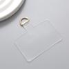 Parche para Correa de Teléfono Móvil Pad Resistente Integrado de TPU Correa Antiperdida Clip de Anillo D Adhesivo Trasero Transparente Ultra Delgado