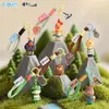 Peluche Auténtico Monstruo Pequeño de la Montaña Langlang Llavero de Anime Periférico Bolso Colgante de Dibujos Animados Accesorios Regalo Pequeño