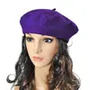 Chapéu Feminino Outono e Inverno Estilo Coreano Boina de Lã Sintética Chapéu Botão Chapéu de Pintor B001 Chapéu Atacado