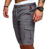 AliExpress deseo transfronterizo verano hombres color liso Comercio Exterior Deportivos talla grande holgados casual overol shorts